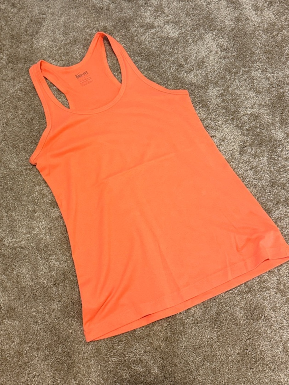 Nike Neon Orange Racerback Tank Top